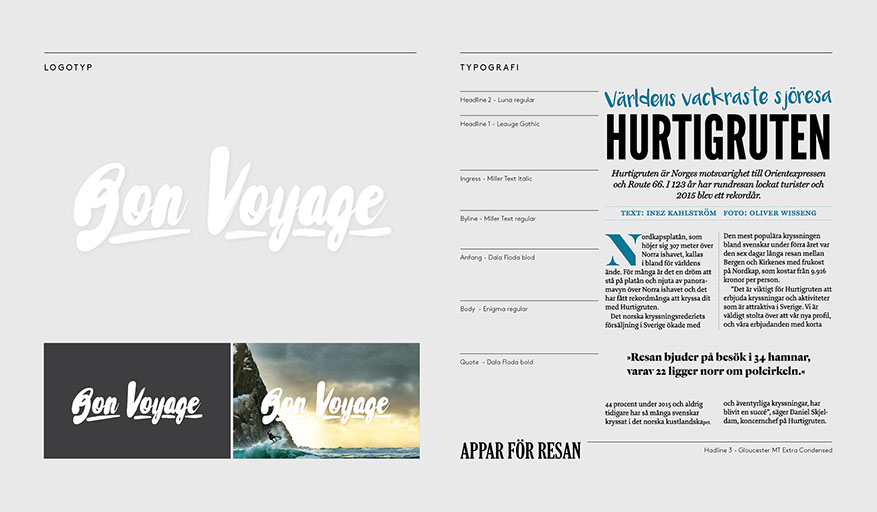 Filip Lindén  Bon Voyage  Design  Portfolio